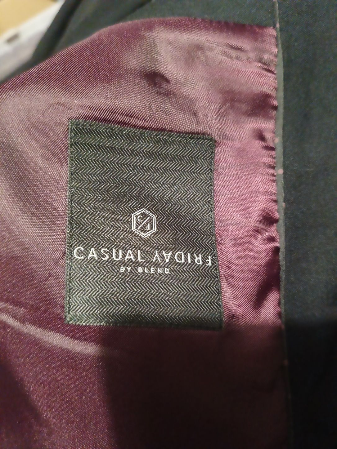 Czarna klasyczna marynarka męska casual friday 44