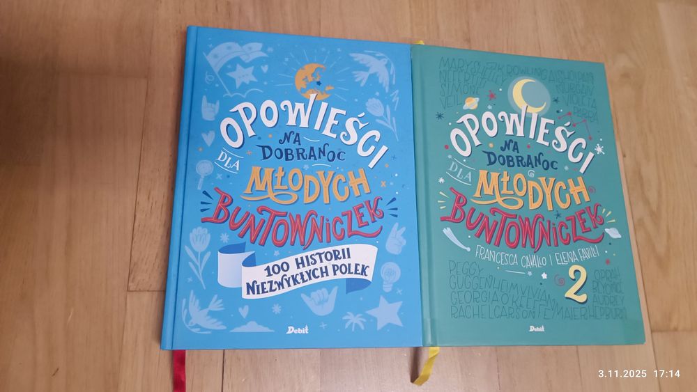 Opowieści na Dobranoc Młodych Buntowniczek - 2 księgi -