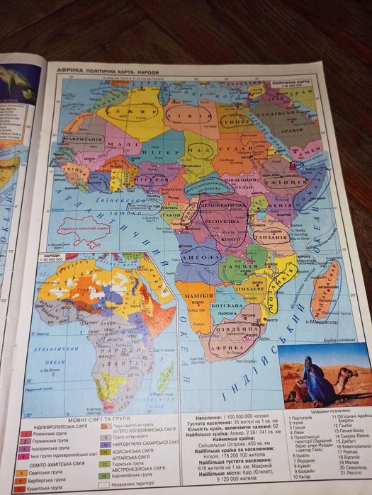 Атлас із географії для 7 класу