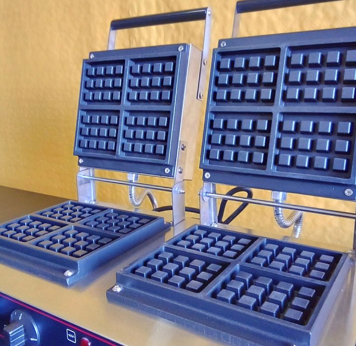 Máquinas de Waffles Elétricas. Restauração