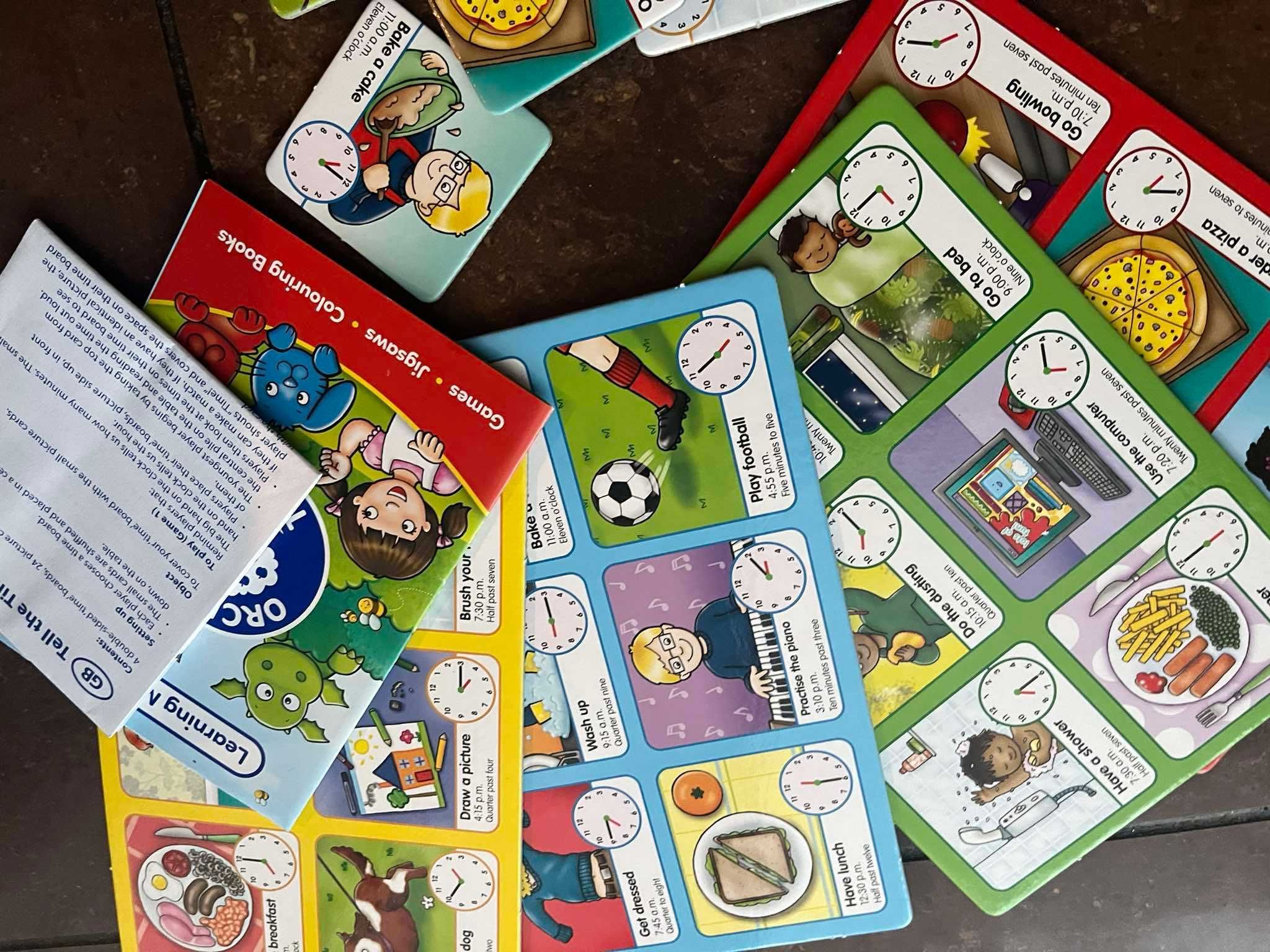 Gra Orchard Toys tell the Time wersja angielska