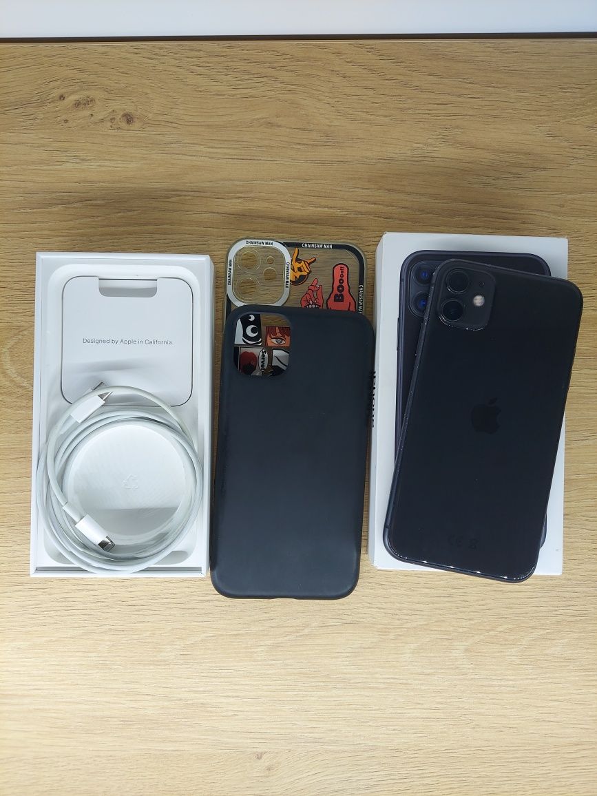 Iphone 11 | 100% sprawny | ładowarka + 2x etui