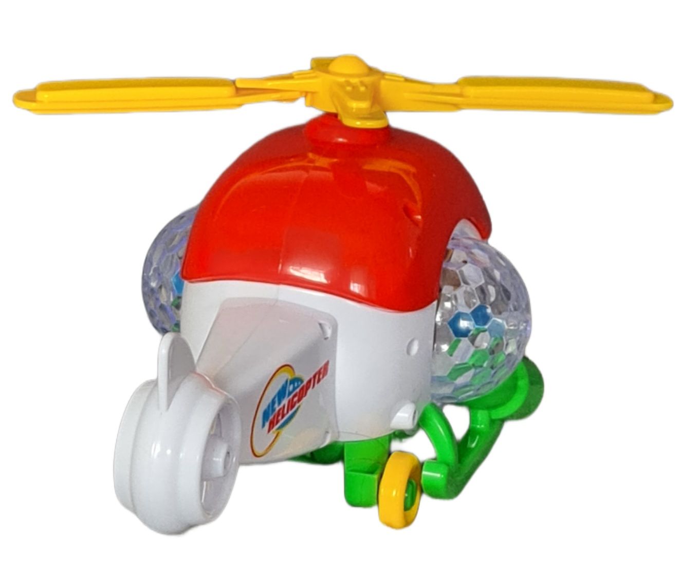 Kolorowy helikopter na baterie - Super efekty!