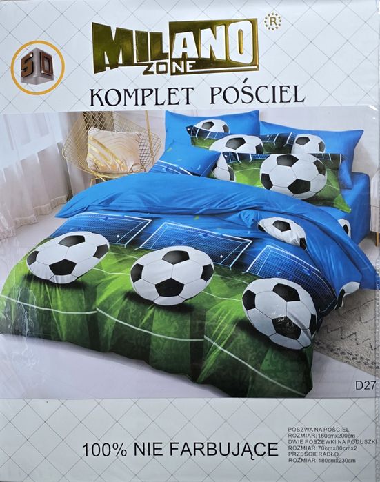 Pościel 4 części z piłką 160x200 cm