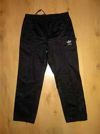 Spodnie Adidas M czarne za kolana do łydki 7/8 oldschool