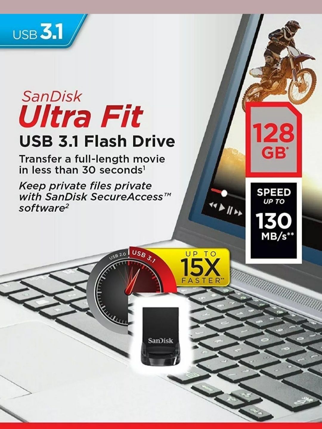 Pen usb 128gb SanDisk