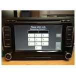 VW Radio Código PIN RCD510 RCD315 RCD310 RCD310 RN510 RNS310