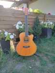Gitara akustyczna 3/4 pyle zestaw dla początkujących