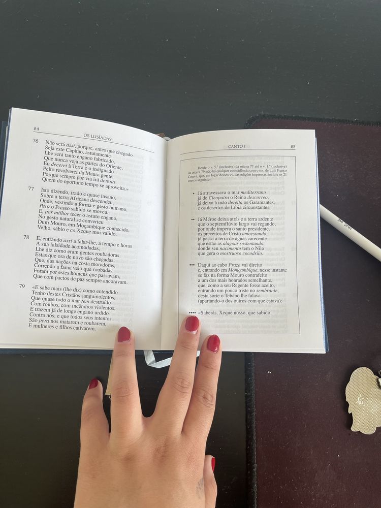 Livro Luisiadas de Luis de Camões