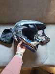 Komplet Kask IXS HX 267 Fame + Gogle okulary na crossa motocross kompl