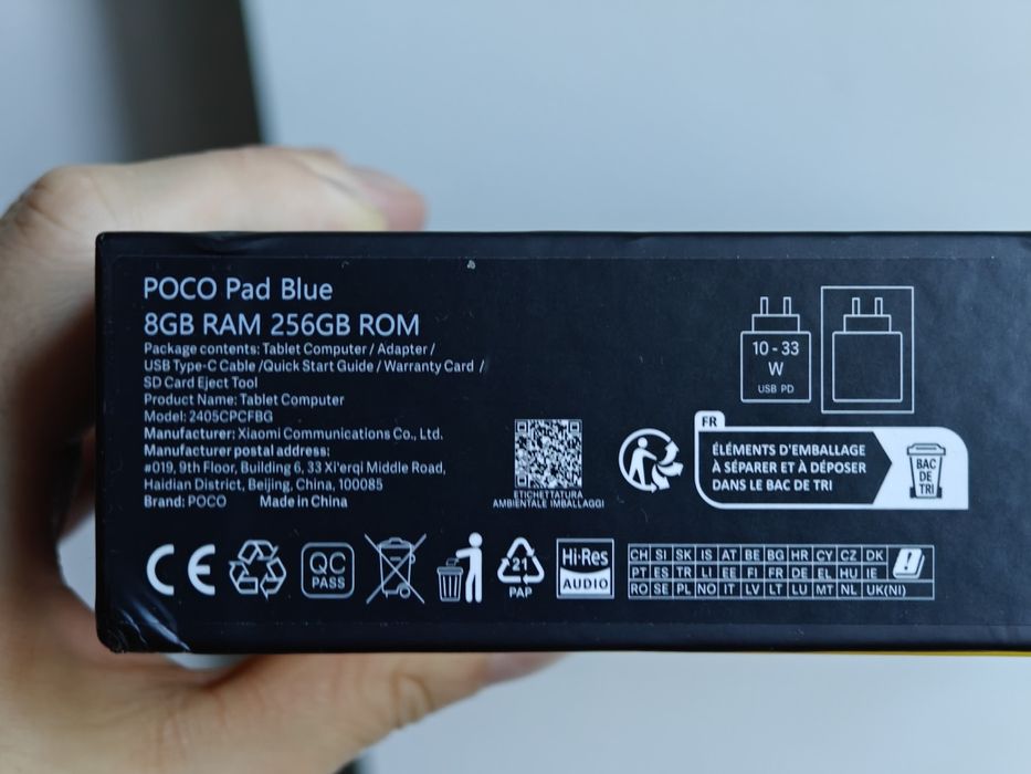 Poco Pad 8/256 stan idealny tablet