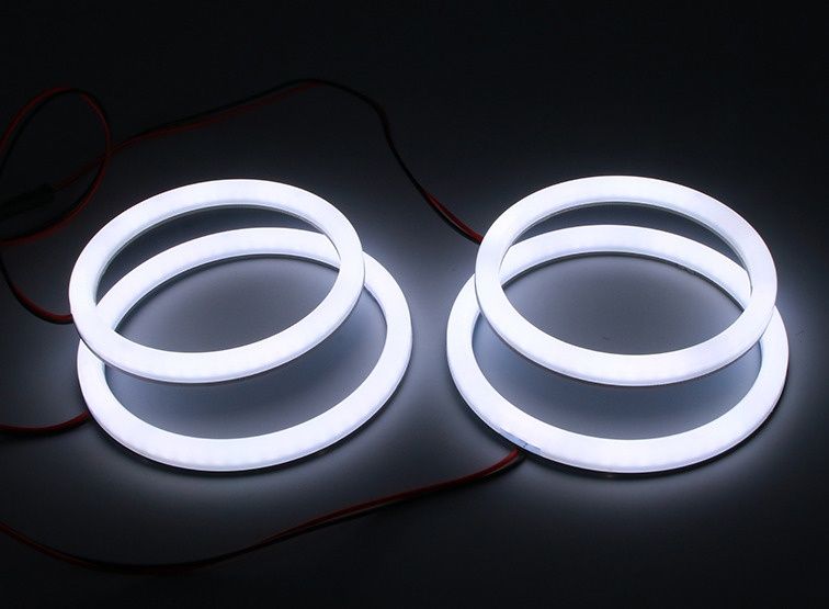 Ringi Cotton LED białe okrągłe różne rozmiary 70-140mm