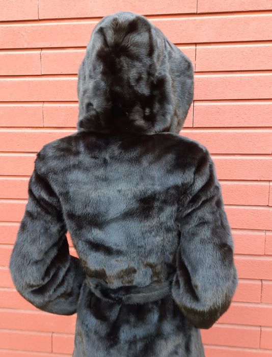 Норкова шуба Kasapis Bros NAFA Mink для автоледі розмір XS - S