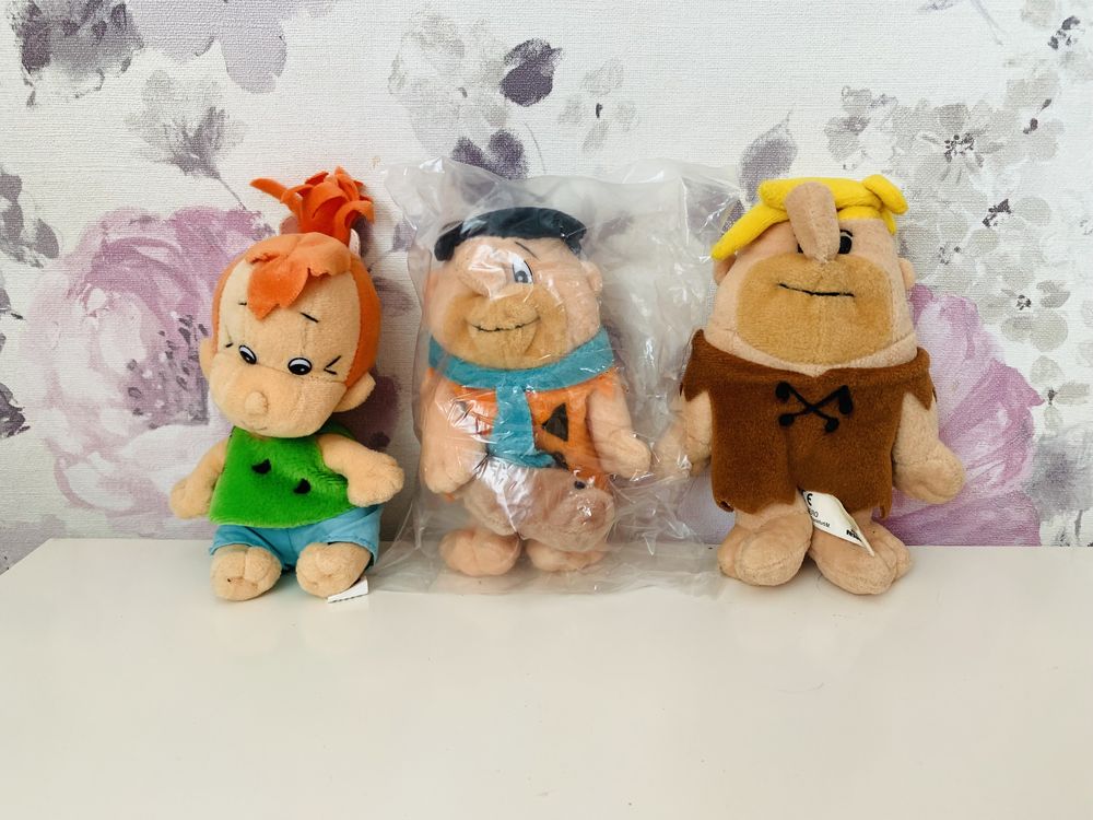 Maskotki Flintstones,Flinstonowie Kinder niespodzianka maxi vintage