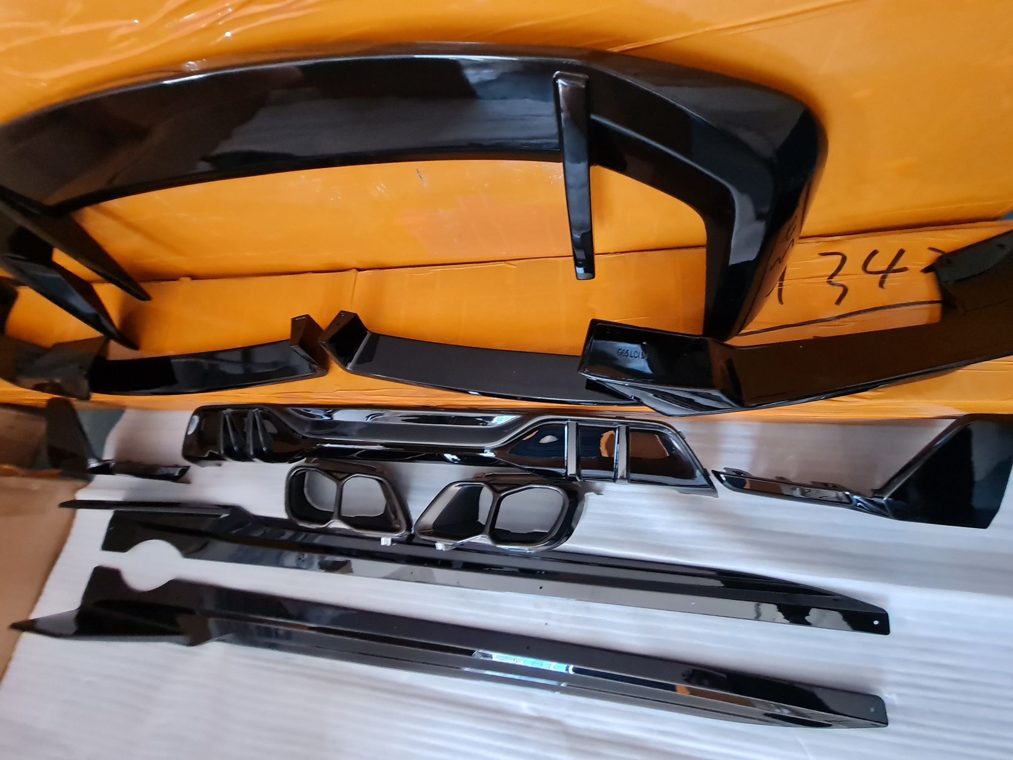 Обвес M performance для BMW X5 G05 LCI губа накладка спойлер дифузор