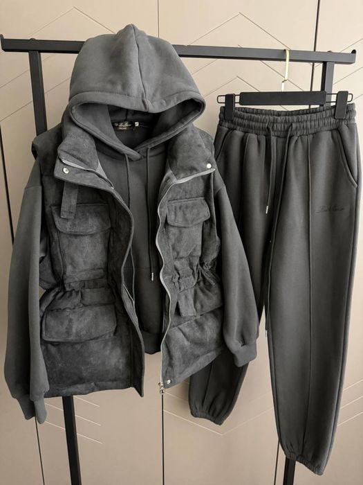 Костюм трійка з жилетом на флісі Лоро Pian