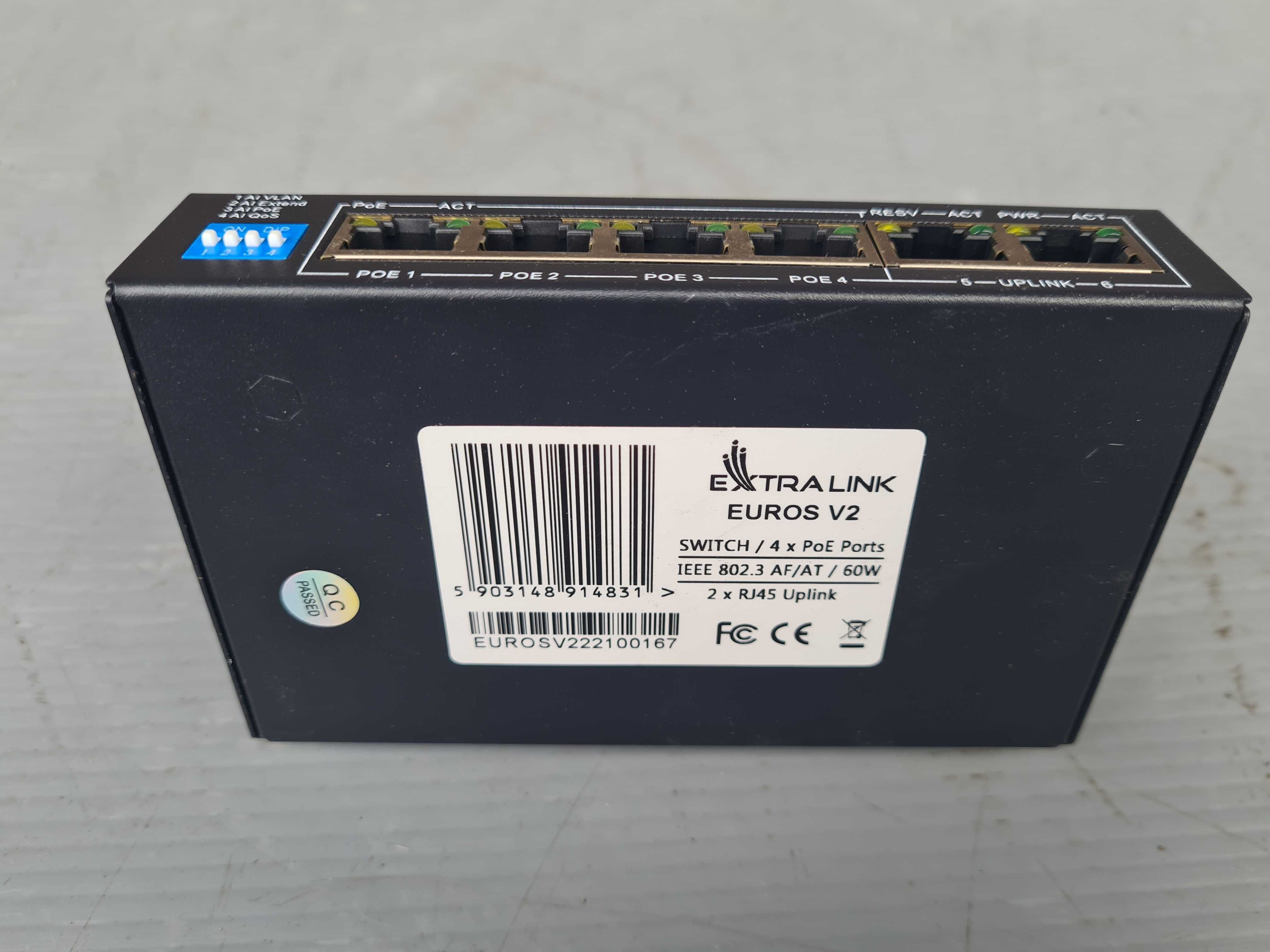 Monitoring Kamery Monitor Rejestrator Sejf Switch_PoE