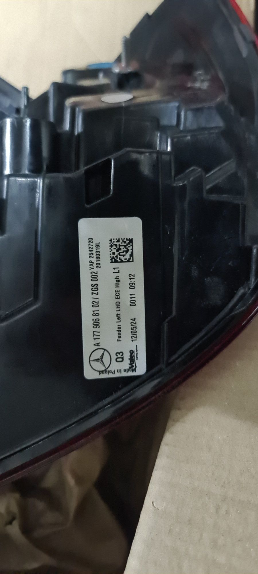 Farol Traseiro esquerdo Mercedes A