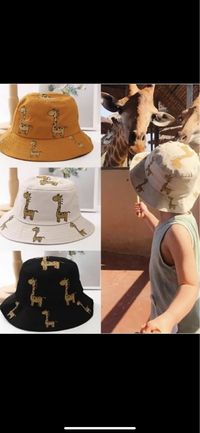 Панамка дитяча з жирафами ,капелюх , панама , шляпа