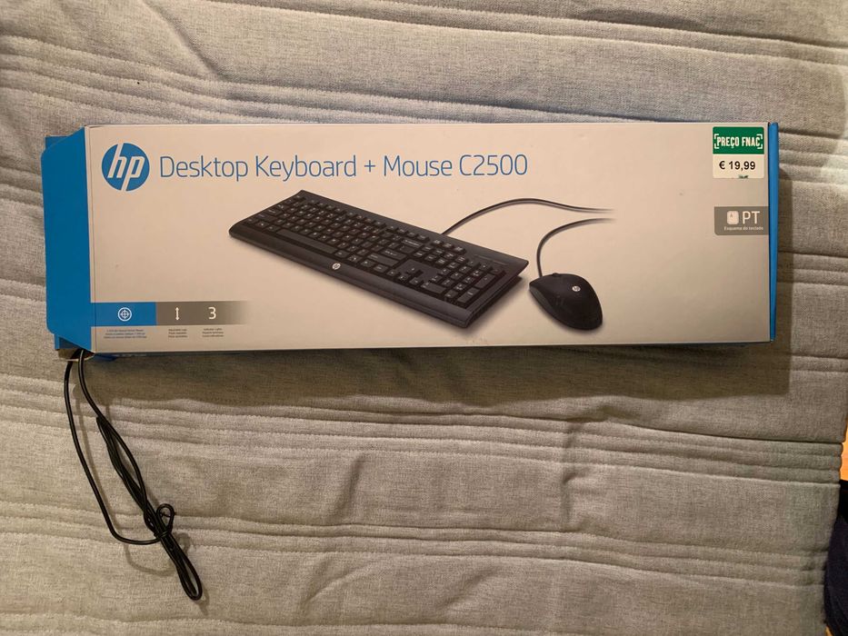 Teclado novo HP preto para computador