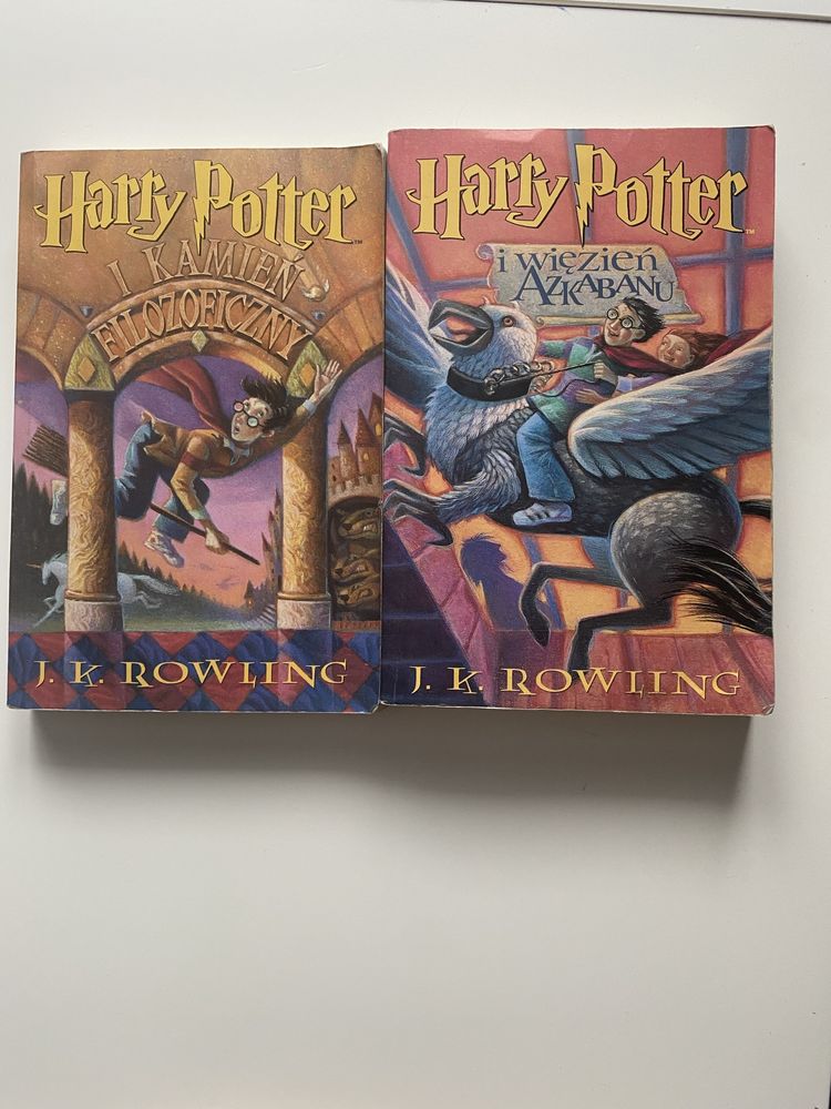 Ksiazki harry potter kamien filozoficzny i wiezien azkabanu