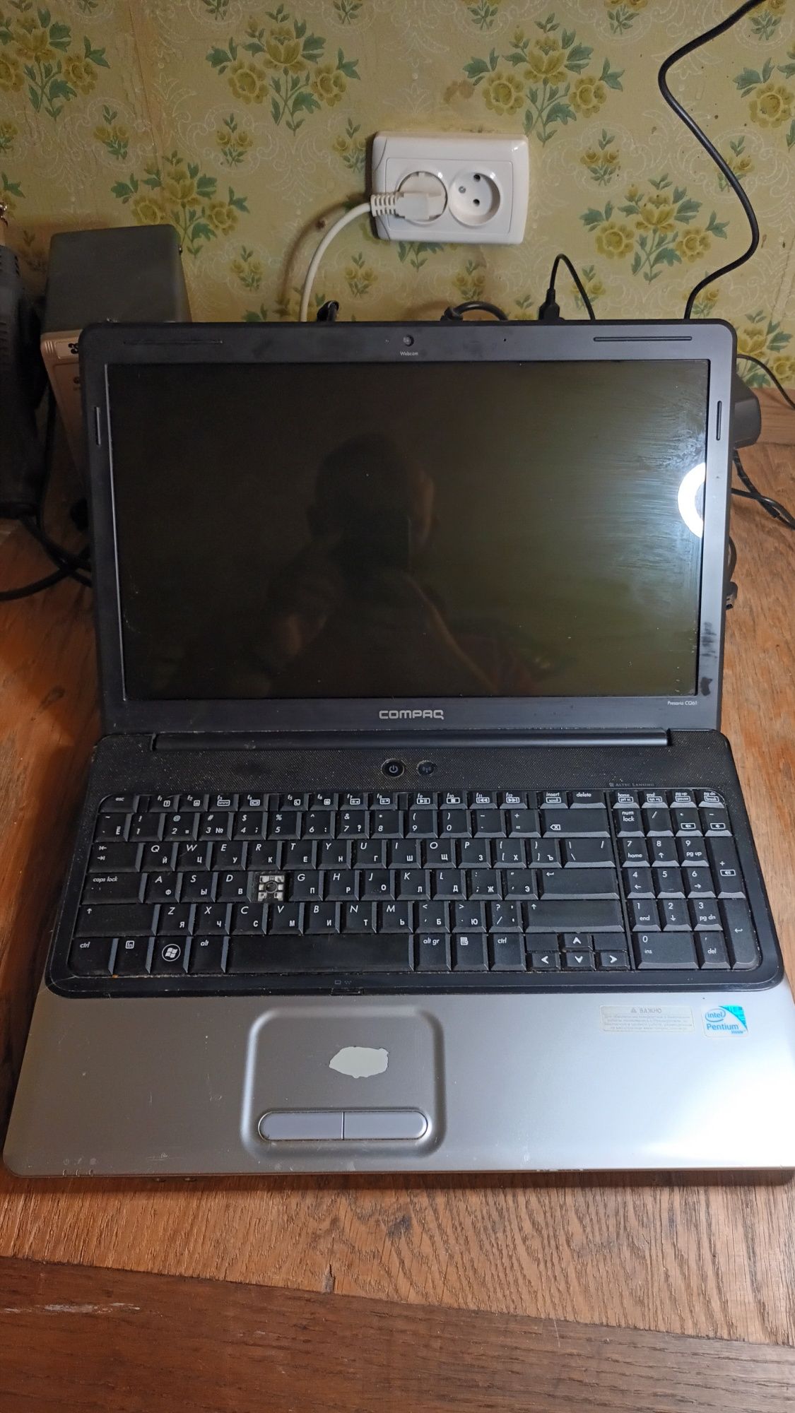 Ноутбук HP Compaq presario CQ61  на запчастини