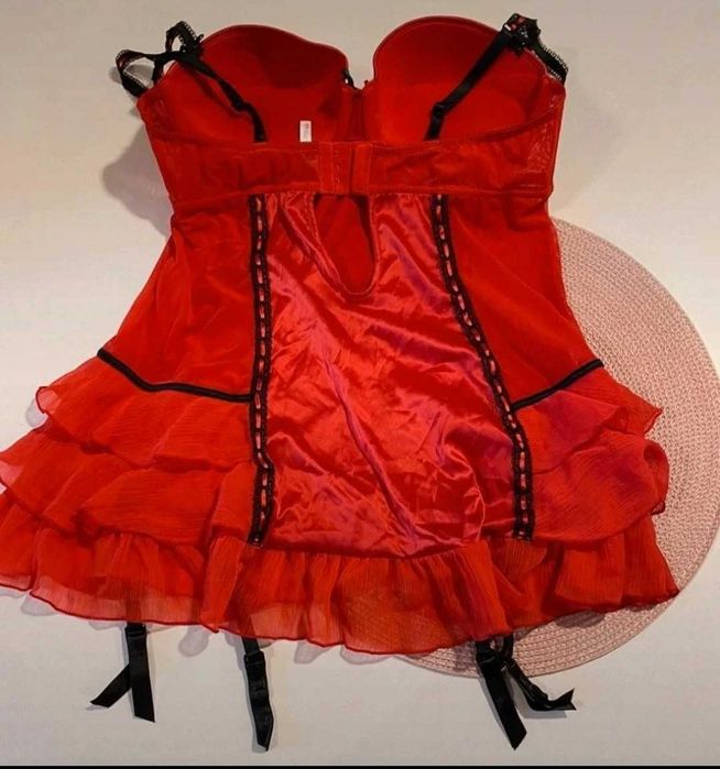 Zmysłowa gorsetowa koszulka La Senza – Hello Sugar, rozmiar M