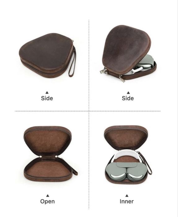 Шкіряний чохол/кейс/футляр для airPods max