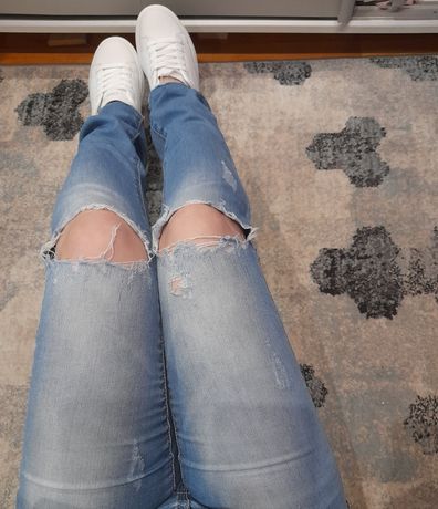 Лiтні стильні джинси прямого крою! Розмір  S