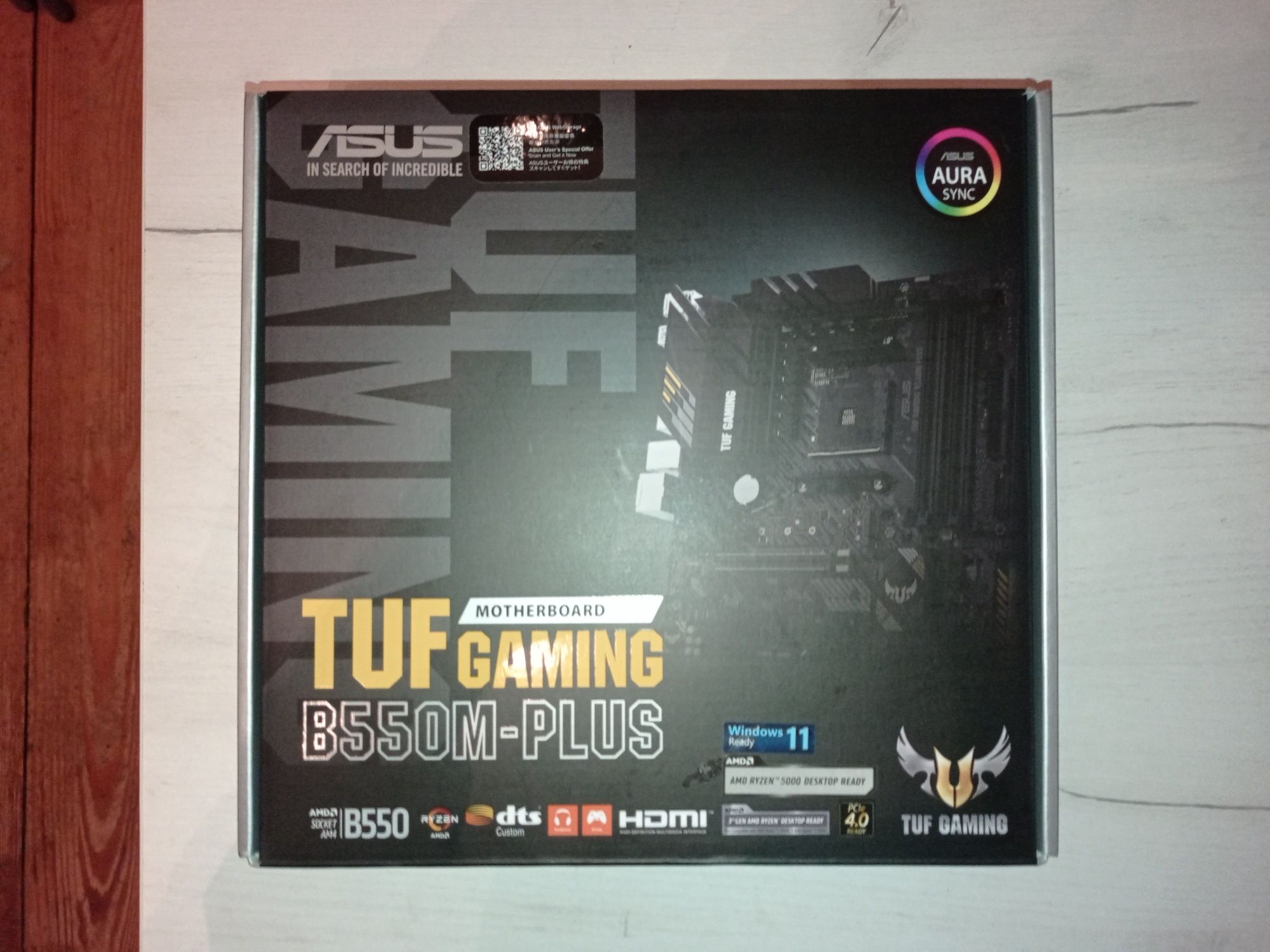 Материнская плата asus tuf gaming b550m-plus