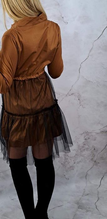 Duży rozmar piękna długa koszula sukienka s m l xl XXL xxxl