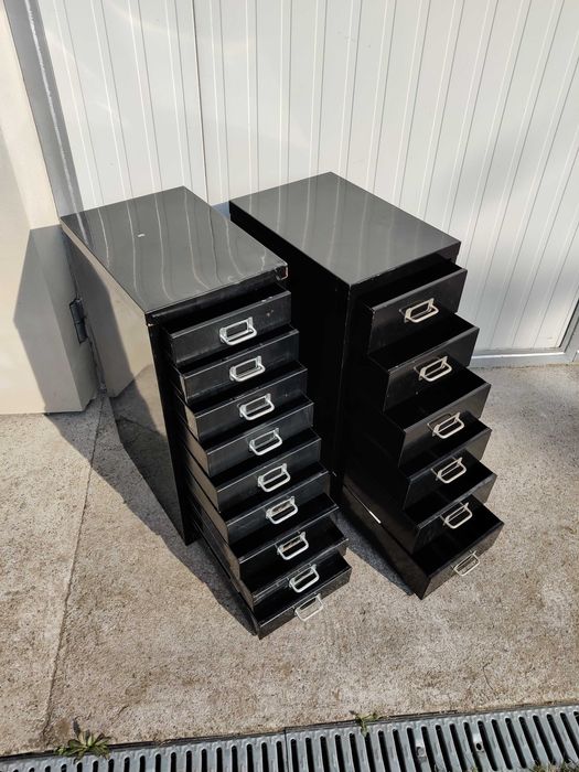 Szafka metalowa warsztatowa zabudowa szuflady