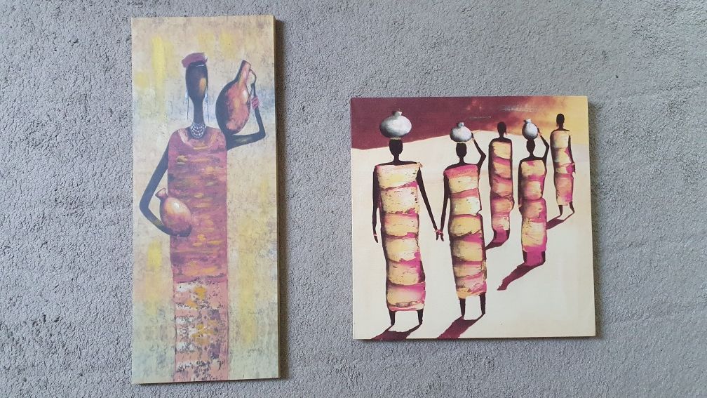 Obrazy abstrakcja, Afryka, kobiety
