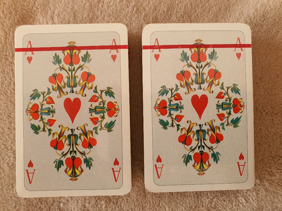 Kolekcjonerskie karty do gry Coeur sprzed pół wieku (!) - unikat