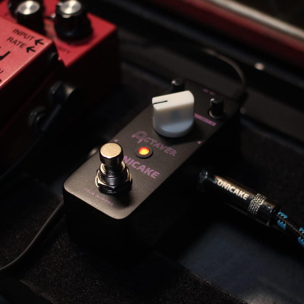 Sonicake Octaver Pedał Gitarowy Efekt Oktawy Gitara Bas True Bypass