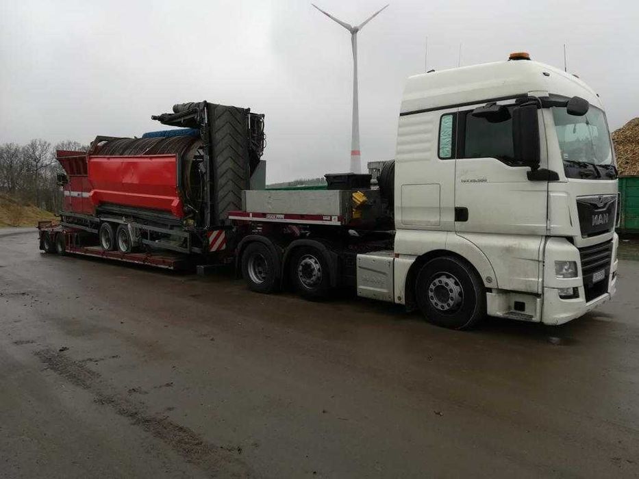 Transport maszyn budowlanych i rolniczych