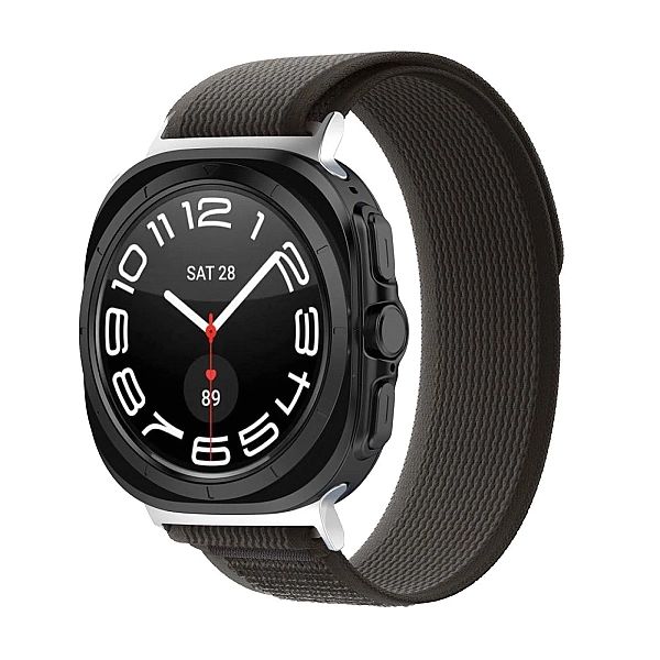 Pasek Tech-Protect Nylon na Samsung Galaxy Watch Ultra (47 mm) - czarn