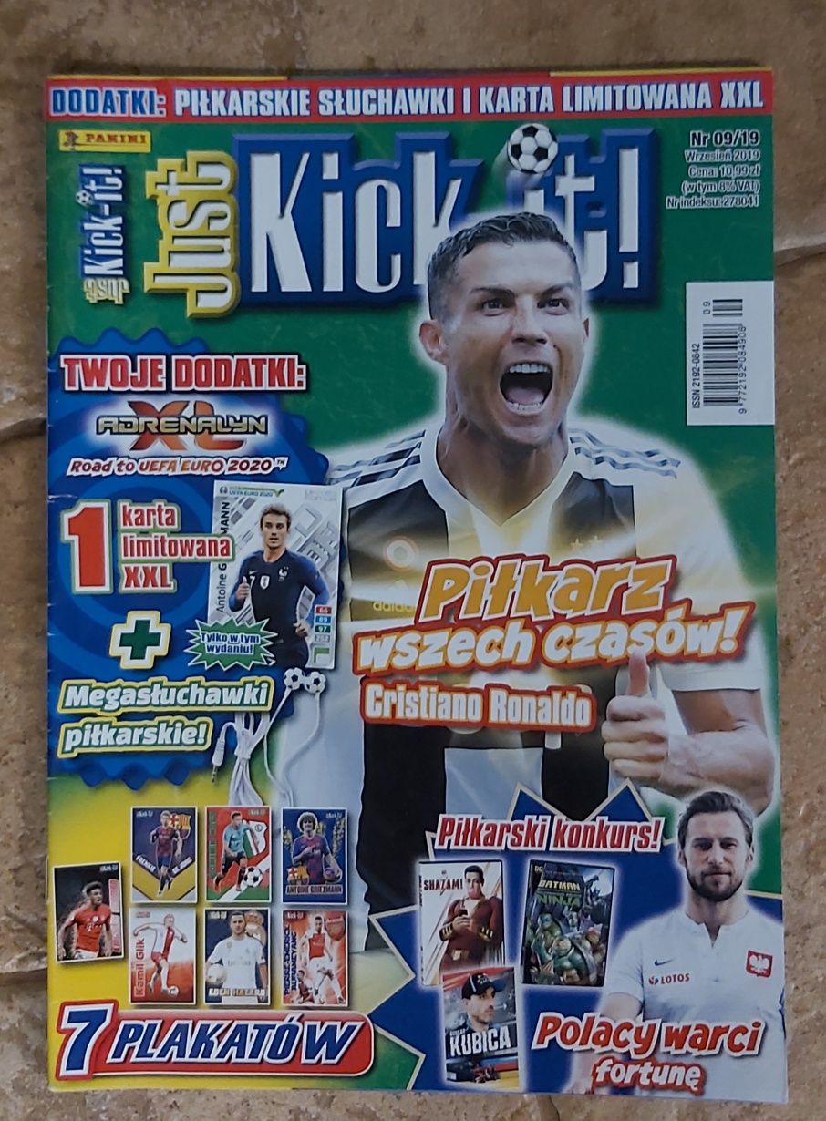 Gazetki piłkarskie Just kick it 4 szt.