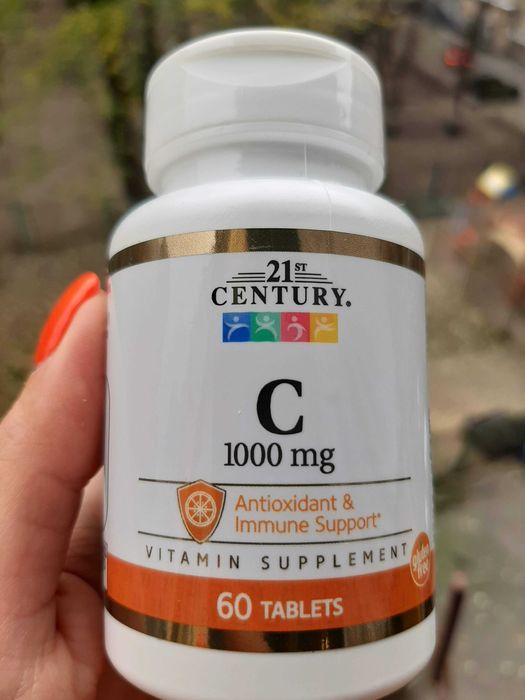 Витамин Ц С500 С1000 21st Century, vitamin C 500 1000, вітамін С