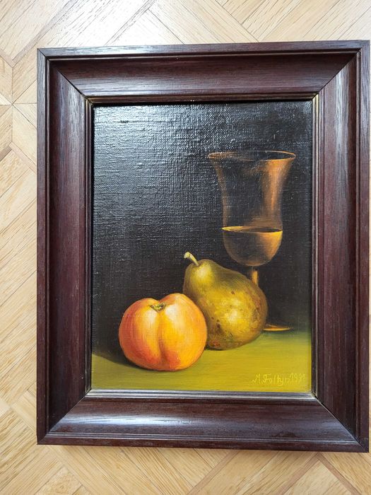 Obraz martwa natura (jak malarstwo flamandzkie) M. Fołtyn