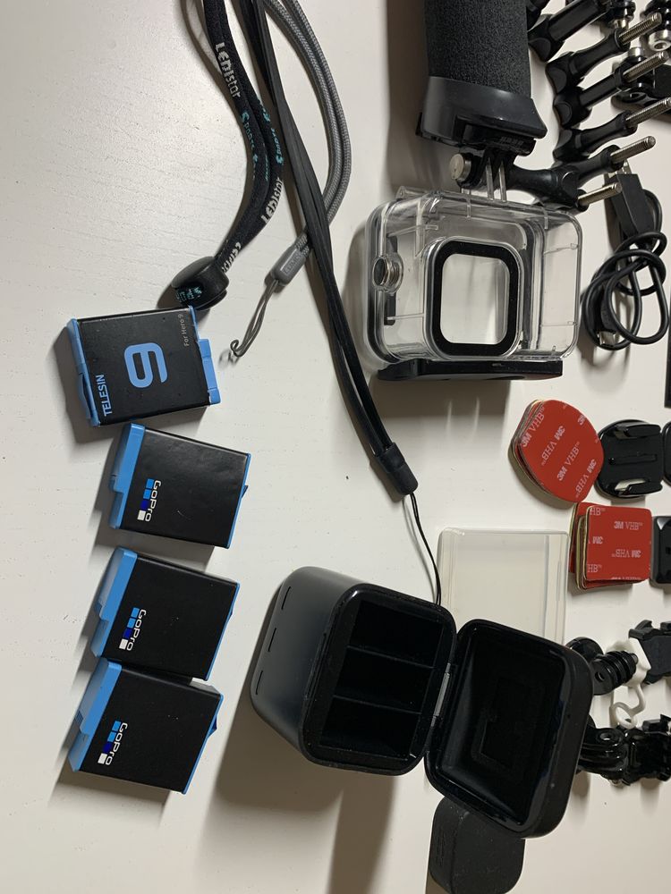 Gopro 9 black + obiektyw max + milion akcesoriów :)