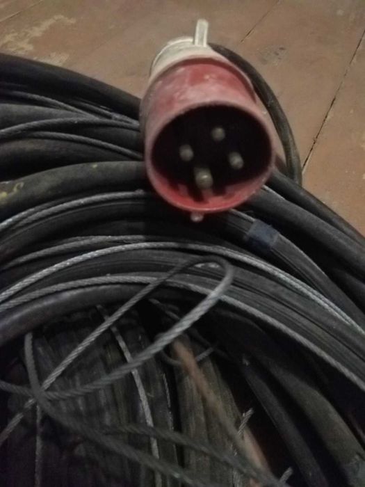 Кабель гумовий 4-х жильний б/у