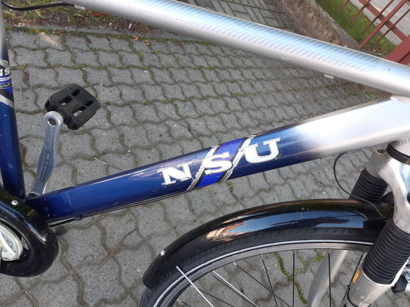 Rower Męski NSU Koła 28 Sram 7 bieg Aluminiowy Dynamo Shimano