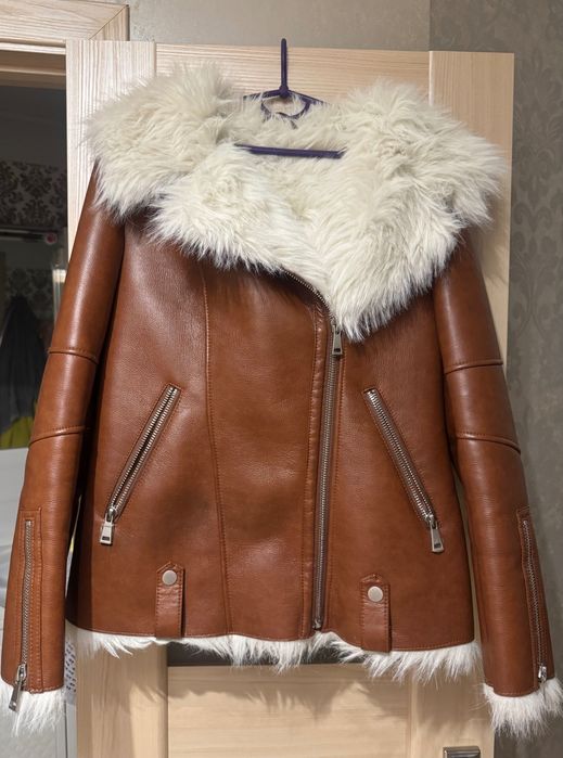 Жіноча дублянка авіатор автоледі