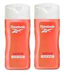 ZESTAW REEBOK 2x 250 ml żel pod prysznic damski MIX zapachów