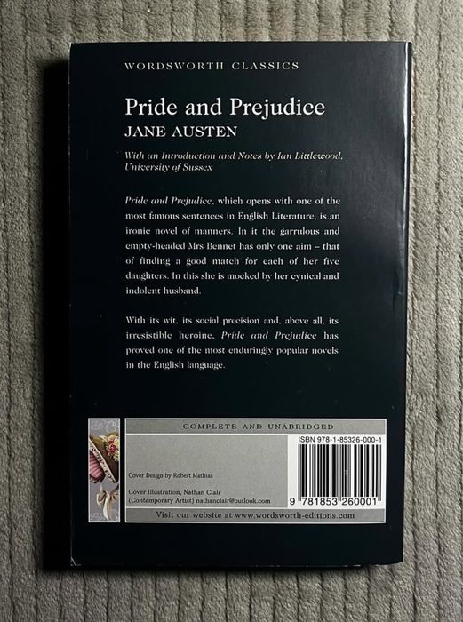 «Jane Eyre» Charlotte Bronte, «Pride and Prejudice» Jane Austen