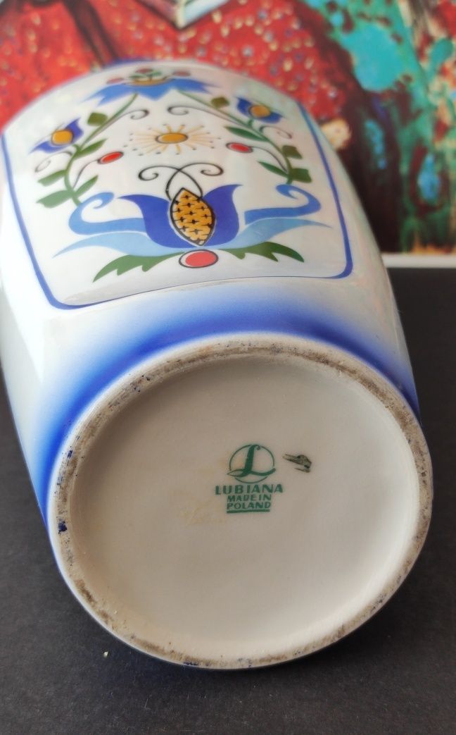 Wazon Lubiana piękna stara porcelana