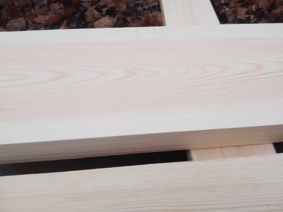 100x17x4 cm Blat drewniany, naturalny, heblowany