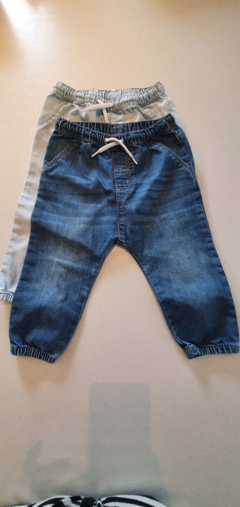 Spodnie jeansowe HM h&m 86 zestaw