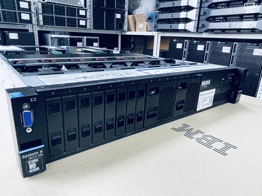 IBM System x3650 M5 2 x Xeon 12 Core E5-2690 V3 RAM 128GB DDR4